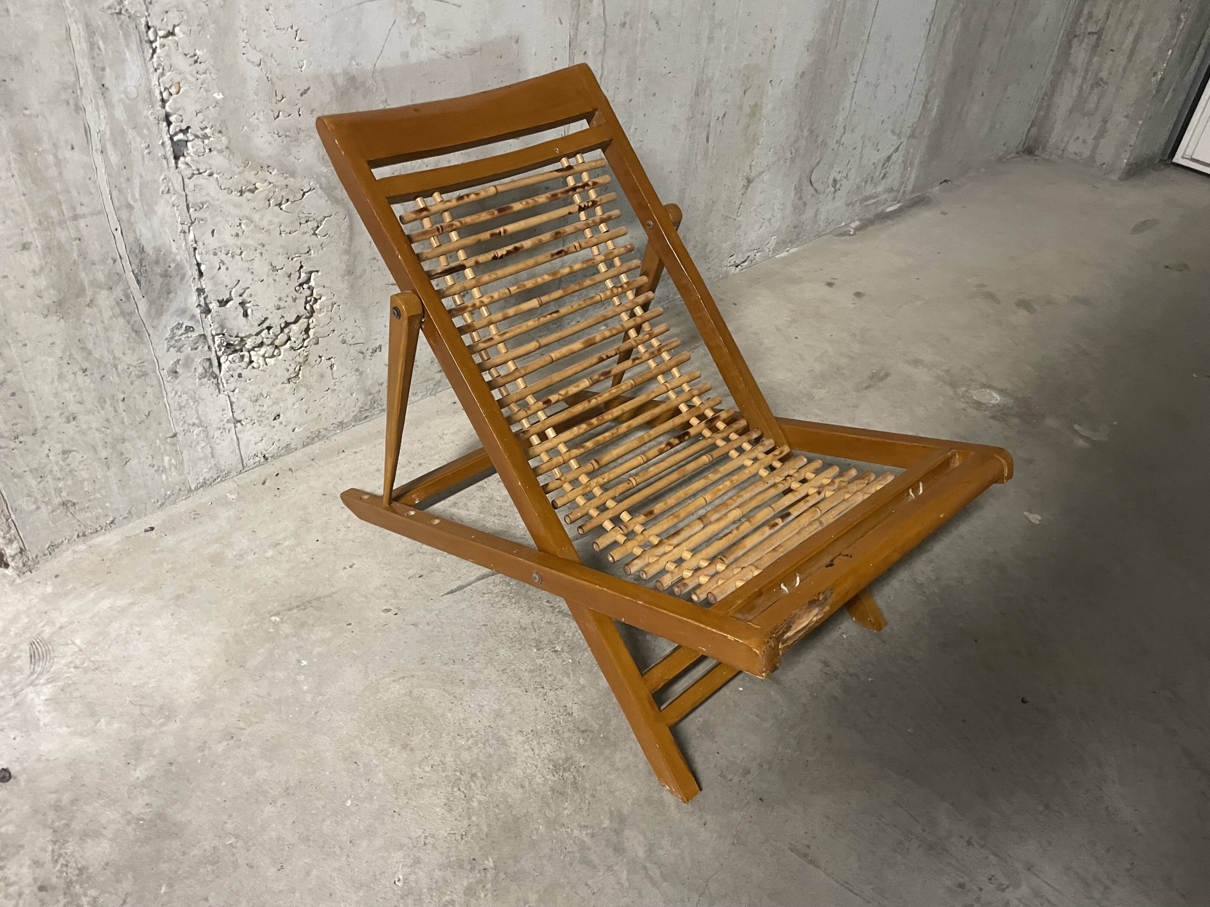 Chaise longue enfant années 50