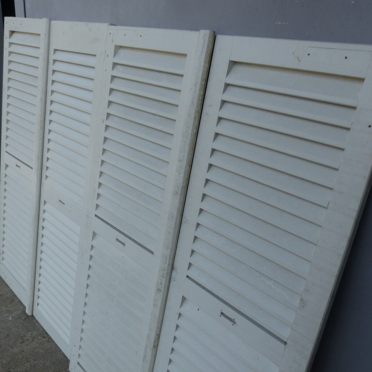 Lot de 4 volets persiennes L 209 x H 163 cm
