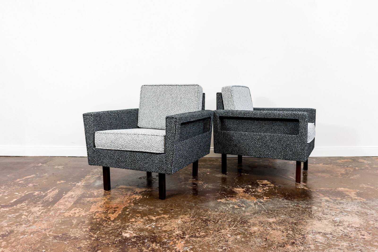 Pair Of Restored Mid Century Armchairs, 1970’s