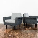 Pair Of Restored Mid Century Armchairs, 1970’s
