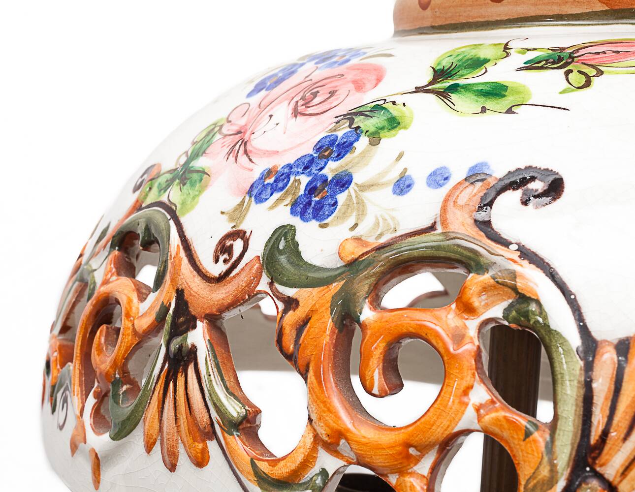 Ceramic up-and-down chandelier
