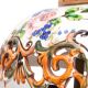 Ceramic up-and-down chandelier
