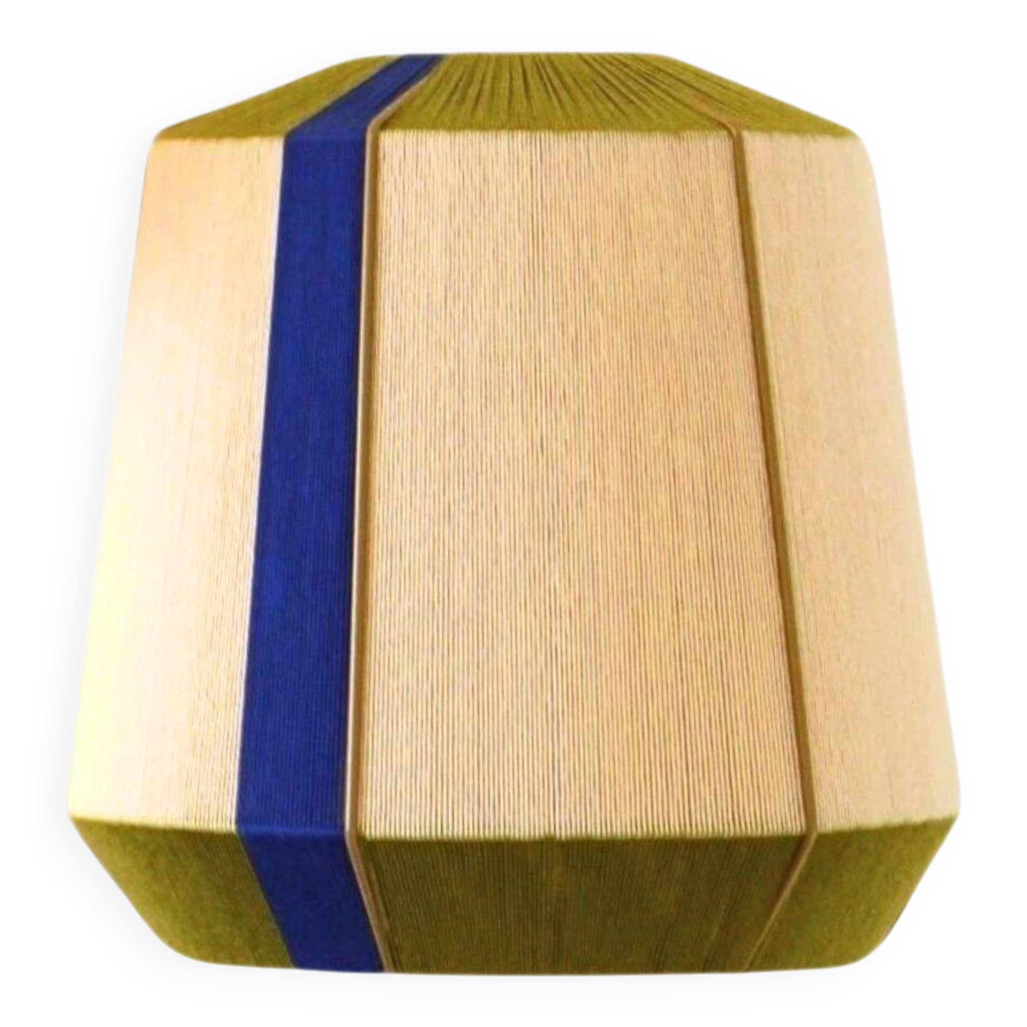 L'Epicurienne olive electric blue wall light