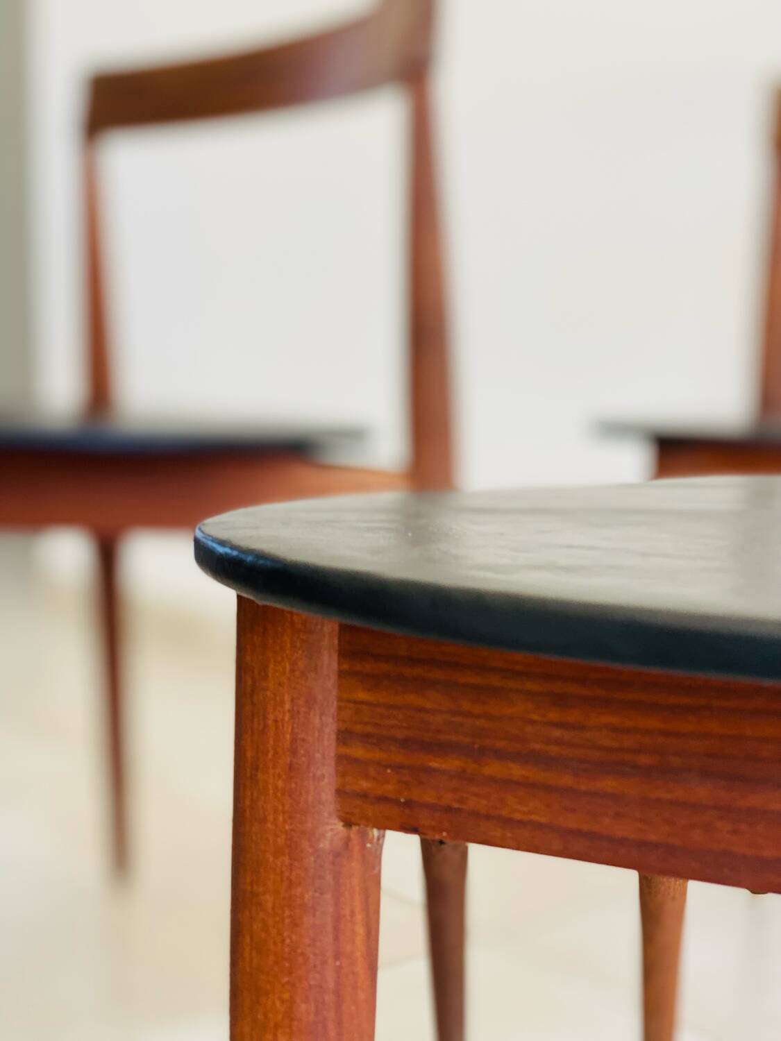 Set of 4 vintage Hans Olsen chairs for Frem Røjle Denmark