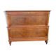 Old bed in mahogany and oak