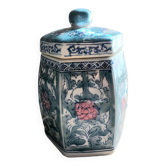 Chinese blue flowered ginger pot