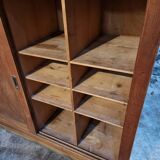 Oak sliding door wardrobe, 1920s
