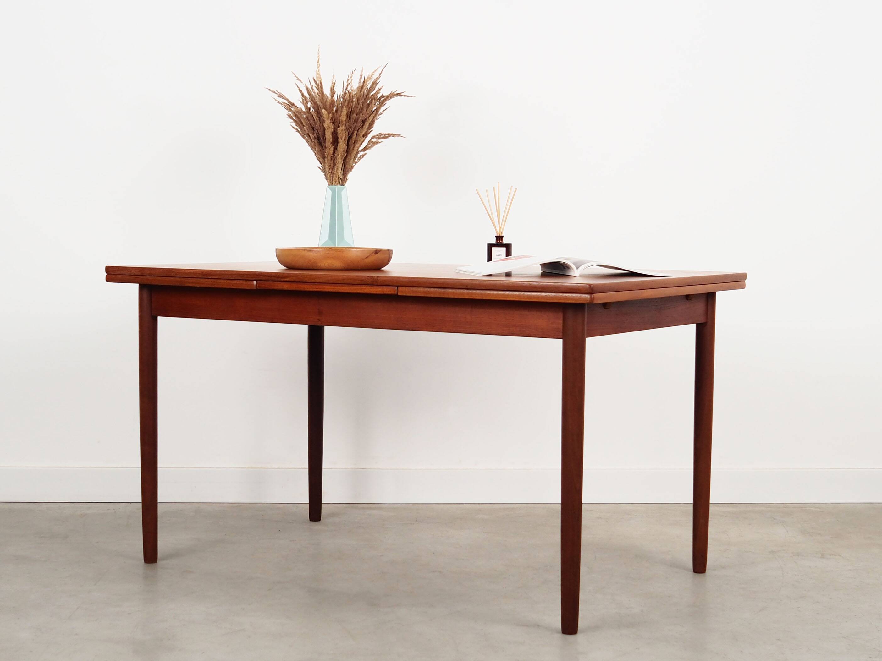 Teak table, Danish design, 1970s, production: Denmark