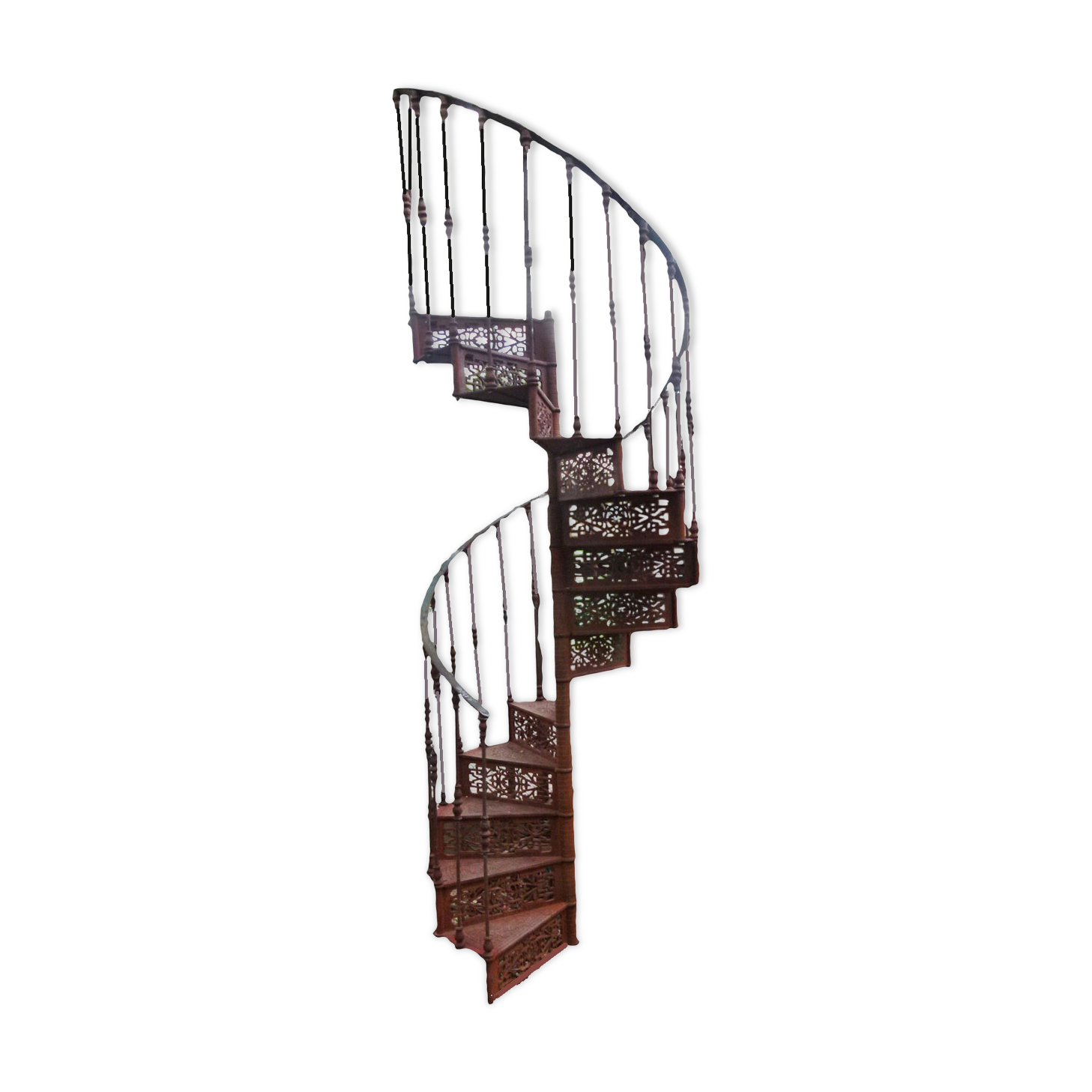 XXth cast iron staircase