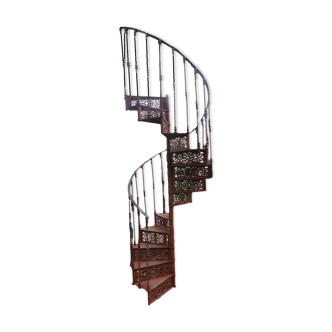 XXth cast iron staircase