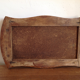 Wood ceramic platter