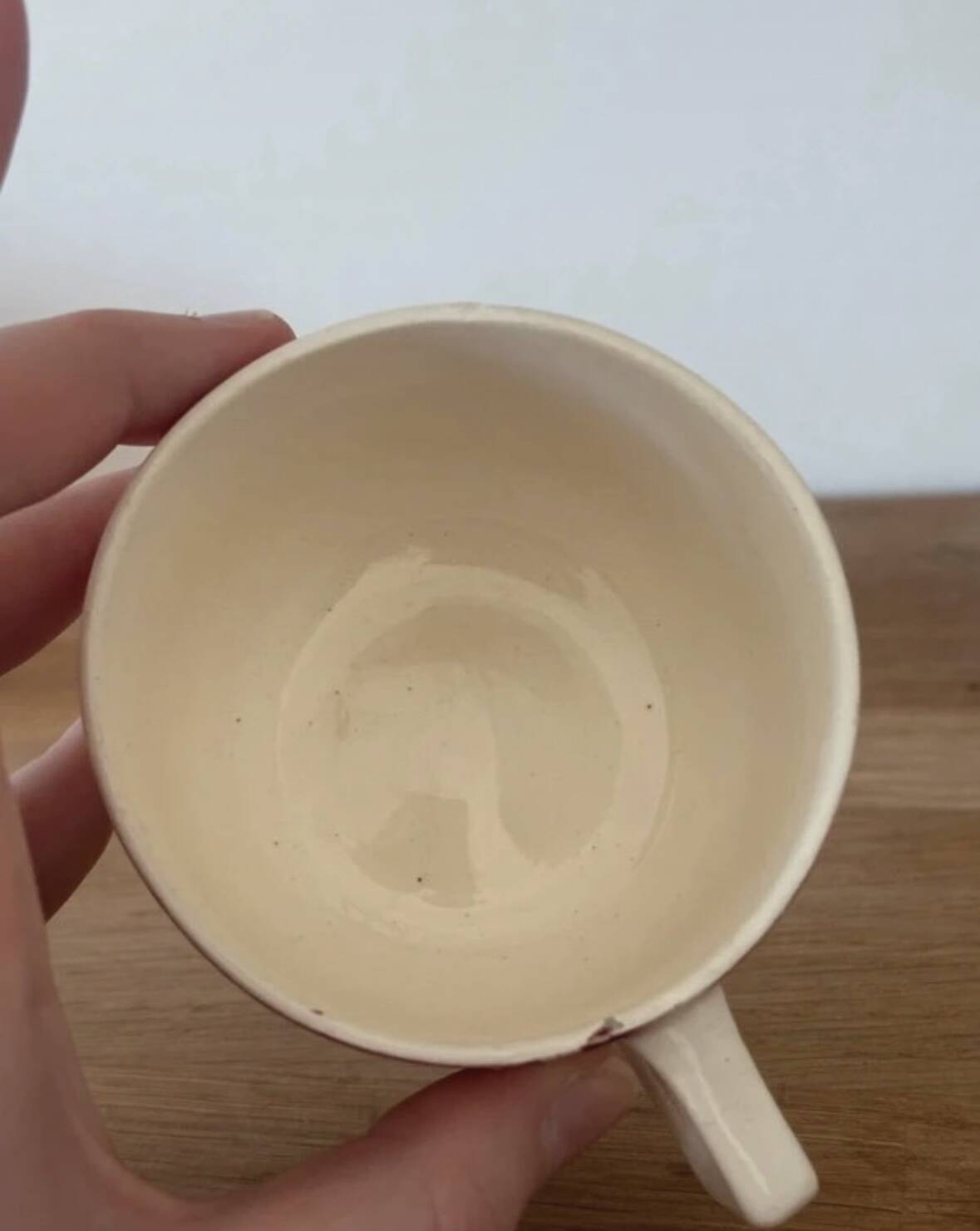 5 tasses anciennes Badonviller fruits