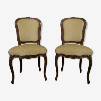 Pair of Louis xv style chairs