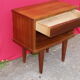 1950 light wood bedside