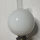 Old Napoleon 3 globe electrified oil lamp in opaline