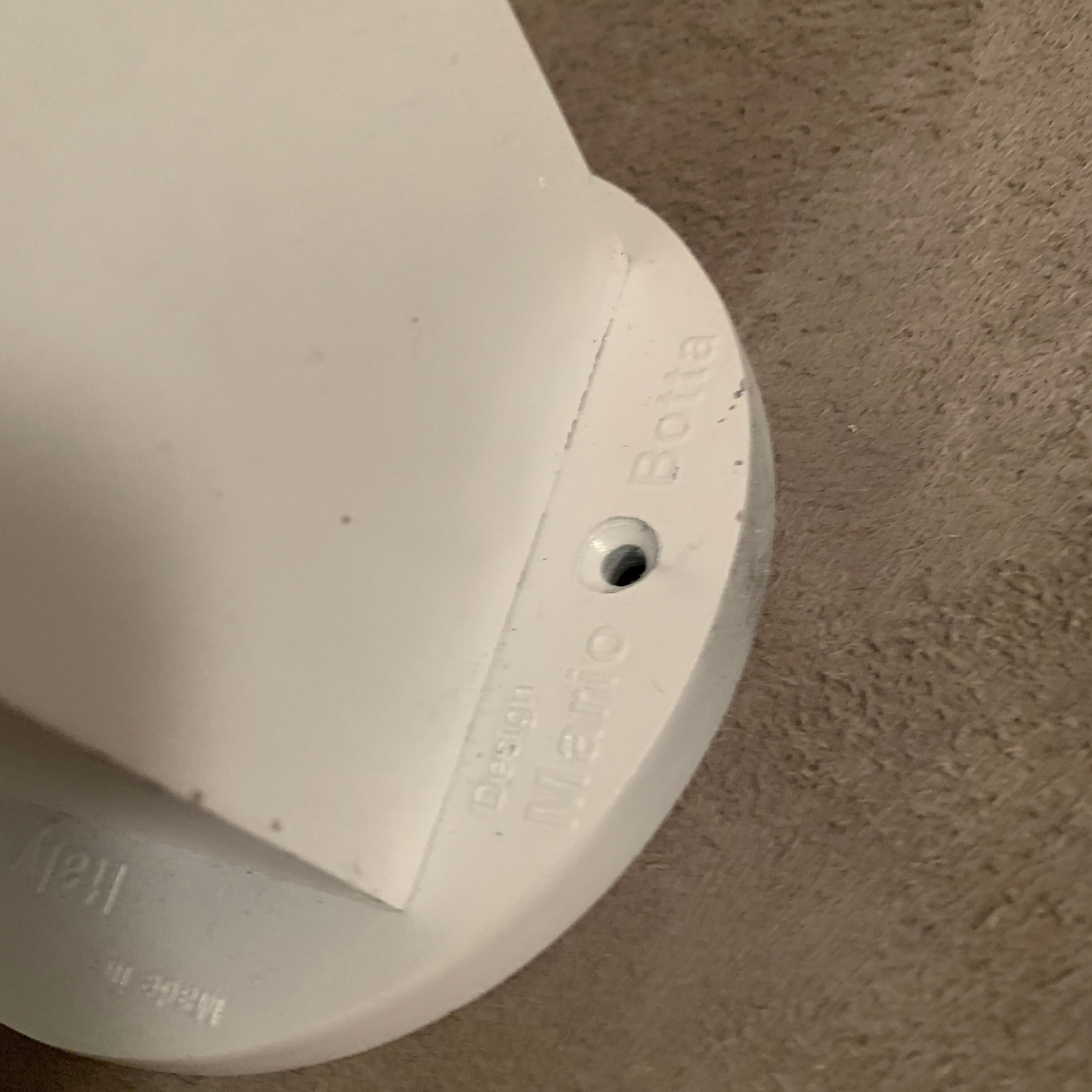 Artemide wall light designated by Mario Botta