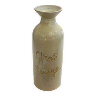 Large "Gros Rouge" bottle in stoneware