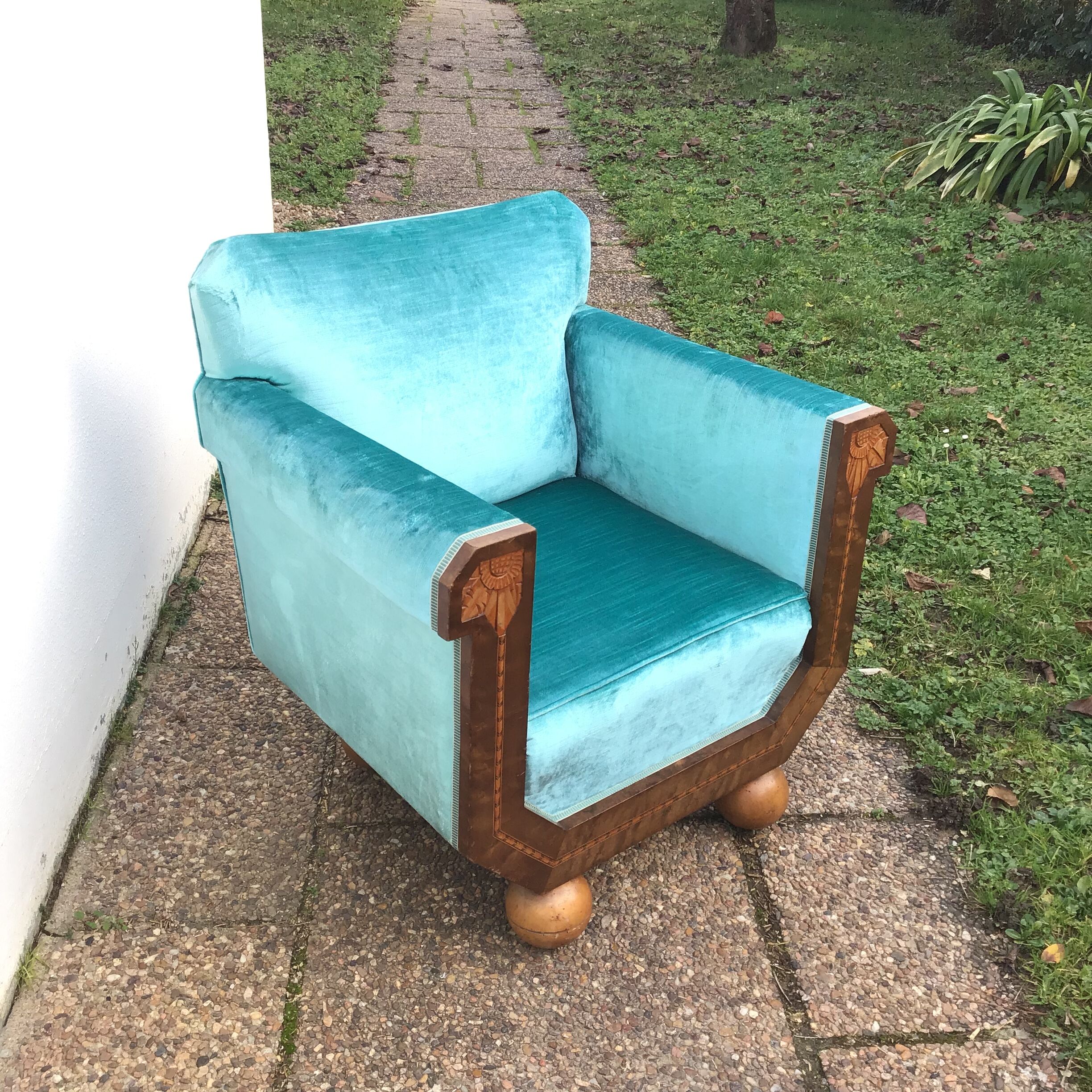 Art deco armchair