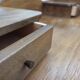 1970s, Danish chest of drawers, beech wood.