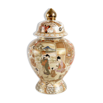 Jarre chinoise décorative années 50