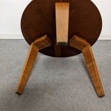 Round pedestal table tripod Art Deco circa 1930