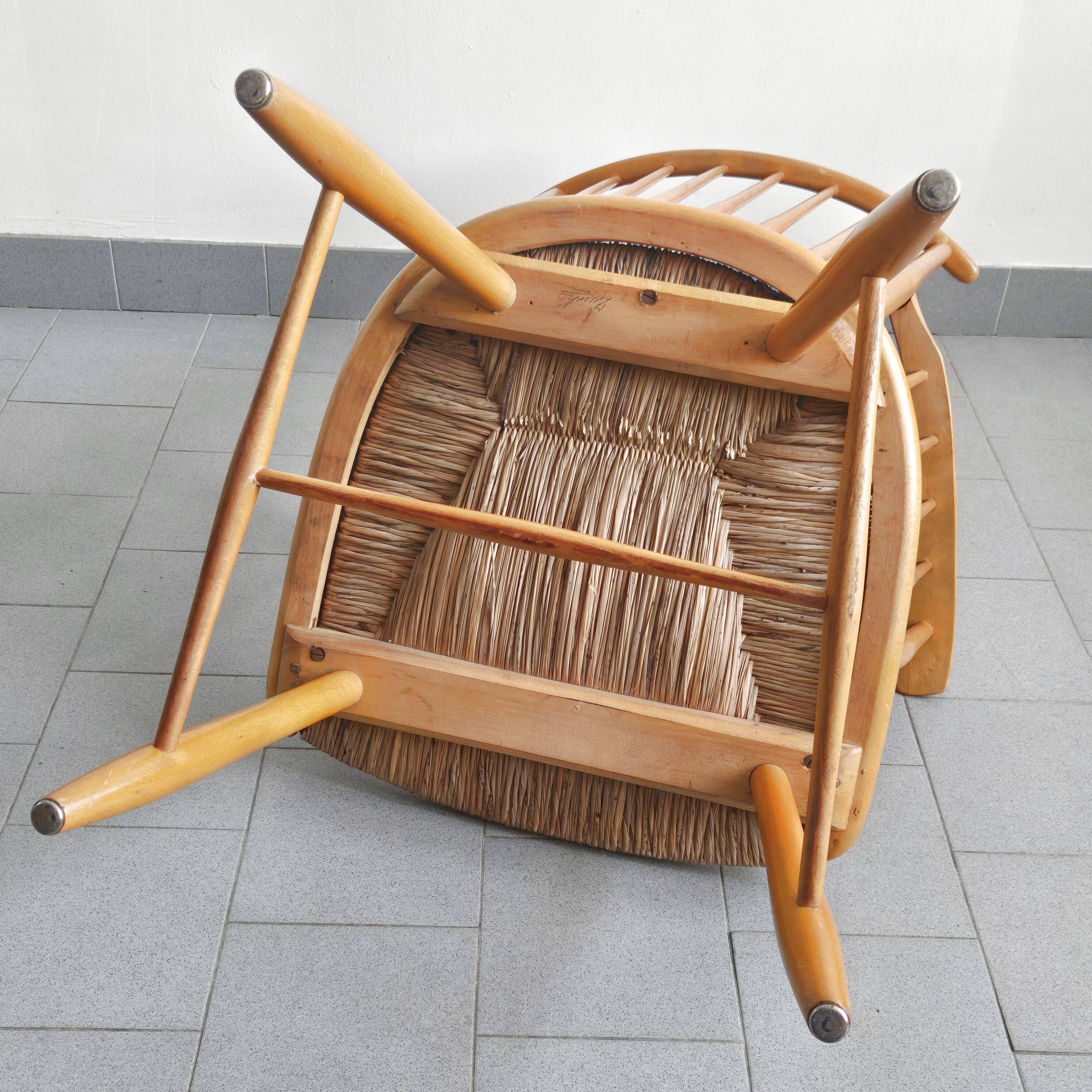 Vintage armchair by Arno Lambrecht for WKS Möbel 1950