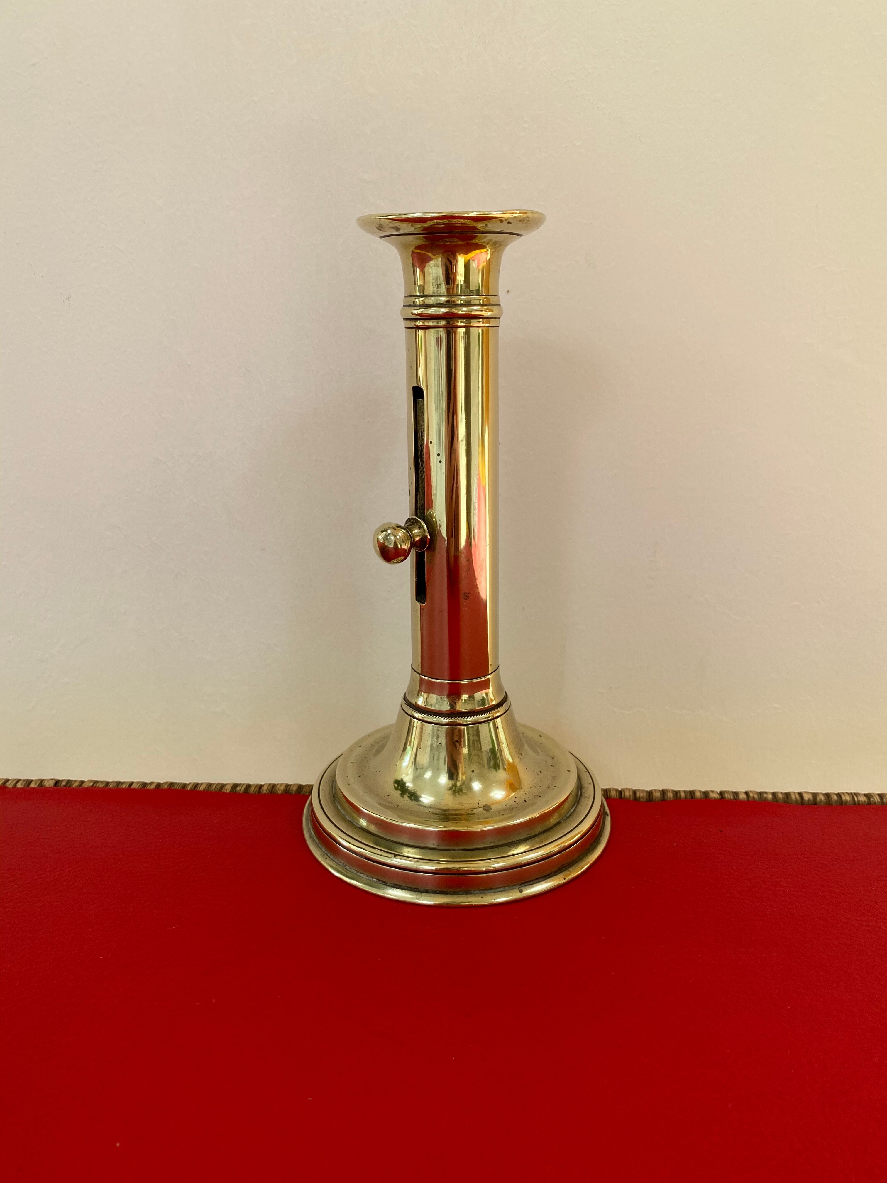Brass candlestick candle holder