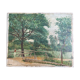 Painting old painting 1946 Lamy Vacances Haute Garonne