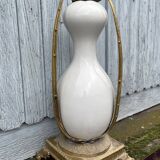 Porcelain and bronze vase