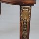 Chair canned 1900 marquetry and bronze louis XVI style