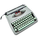 Typewriter Hermes baby green linden revised ribbon new