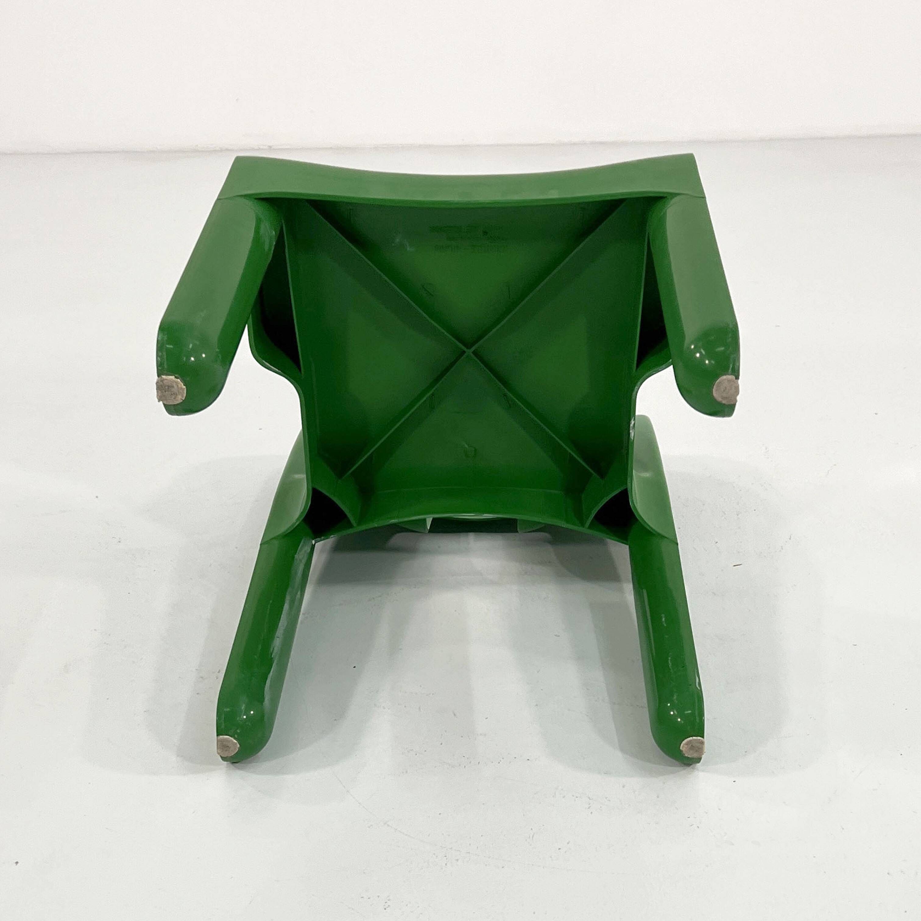 Universal Green Chair Model 4868 by Joe Colombo for Kartell, 1970