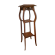 Sellette art new in bois and marbre jugenstyl