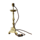 Golden metal lamp base