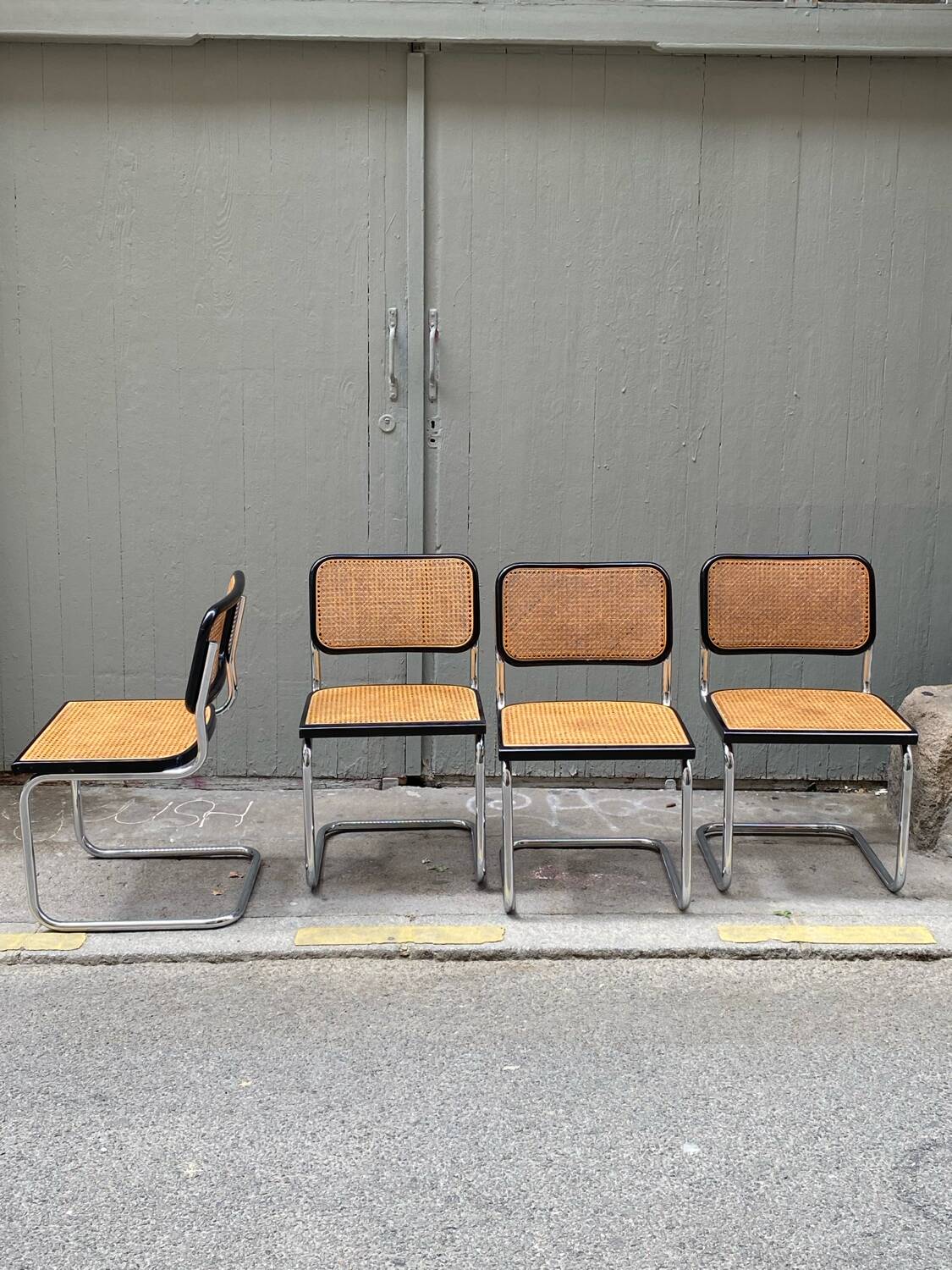 4 Cesca Chairs by M. Breuer