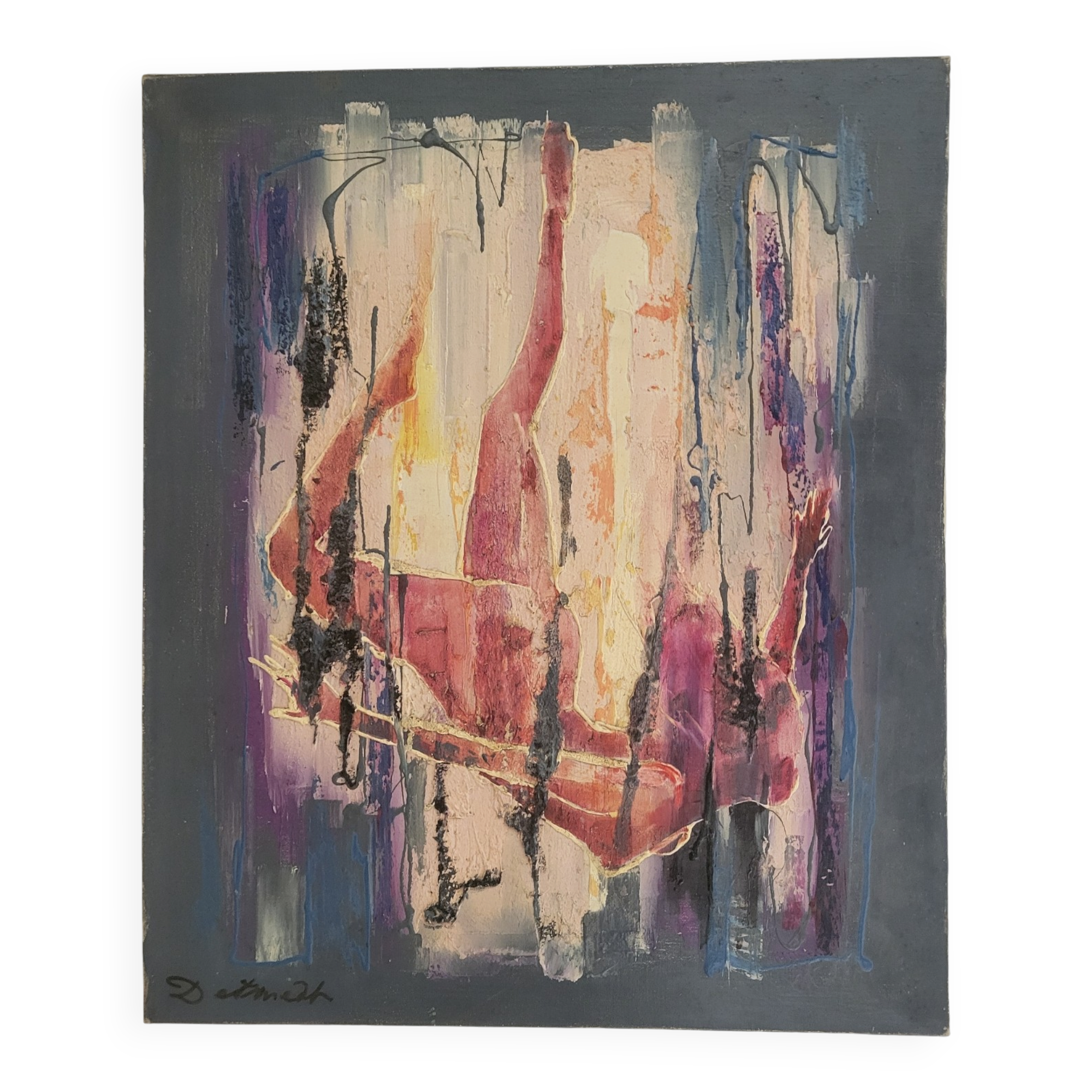 Expressionist or semi-abstract painting years