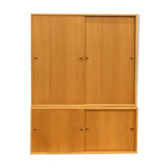 Armoire design vintage en chêne conçue par Børge Mogensen pour Karl Andersson & Söner