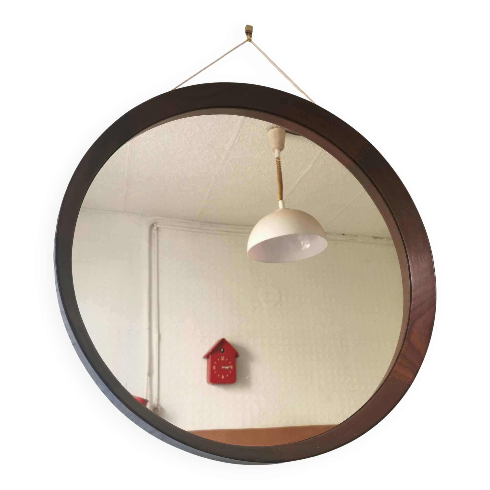 Miroir italien en palissandre