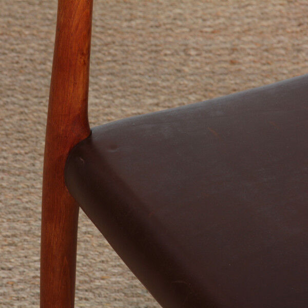 Set of 6 chairs by Niels Otto Moller in teak model 78, 1960.