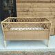 Rattan baby bed