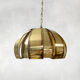 Vintage Danish brass pendant lamp