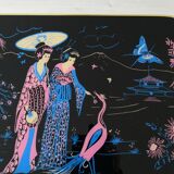 Table low feet spindles 60s/70s