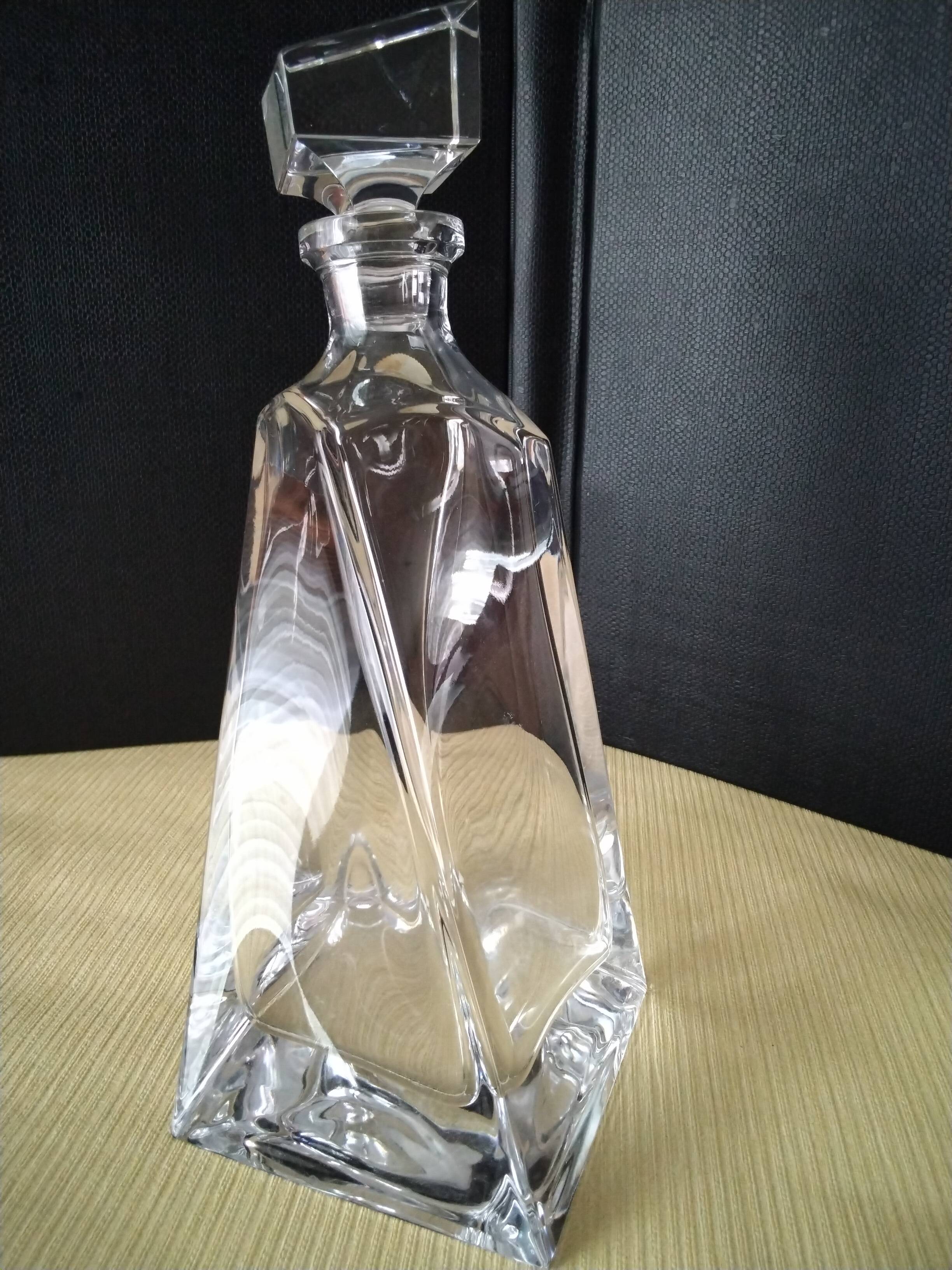 Bohemian Crystal Whiskey Decanter