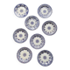 Flat plates Gien Renaissance, wall decoration