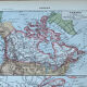Map of Canada - 20x29cm 1922