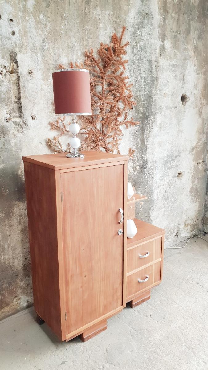 Vintage asymmetrical wardrobe