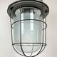 Large Industrial Cast Aluminium Cage Pendant Light , 1960s