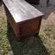 18th century carved oak wooden chest