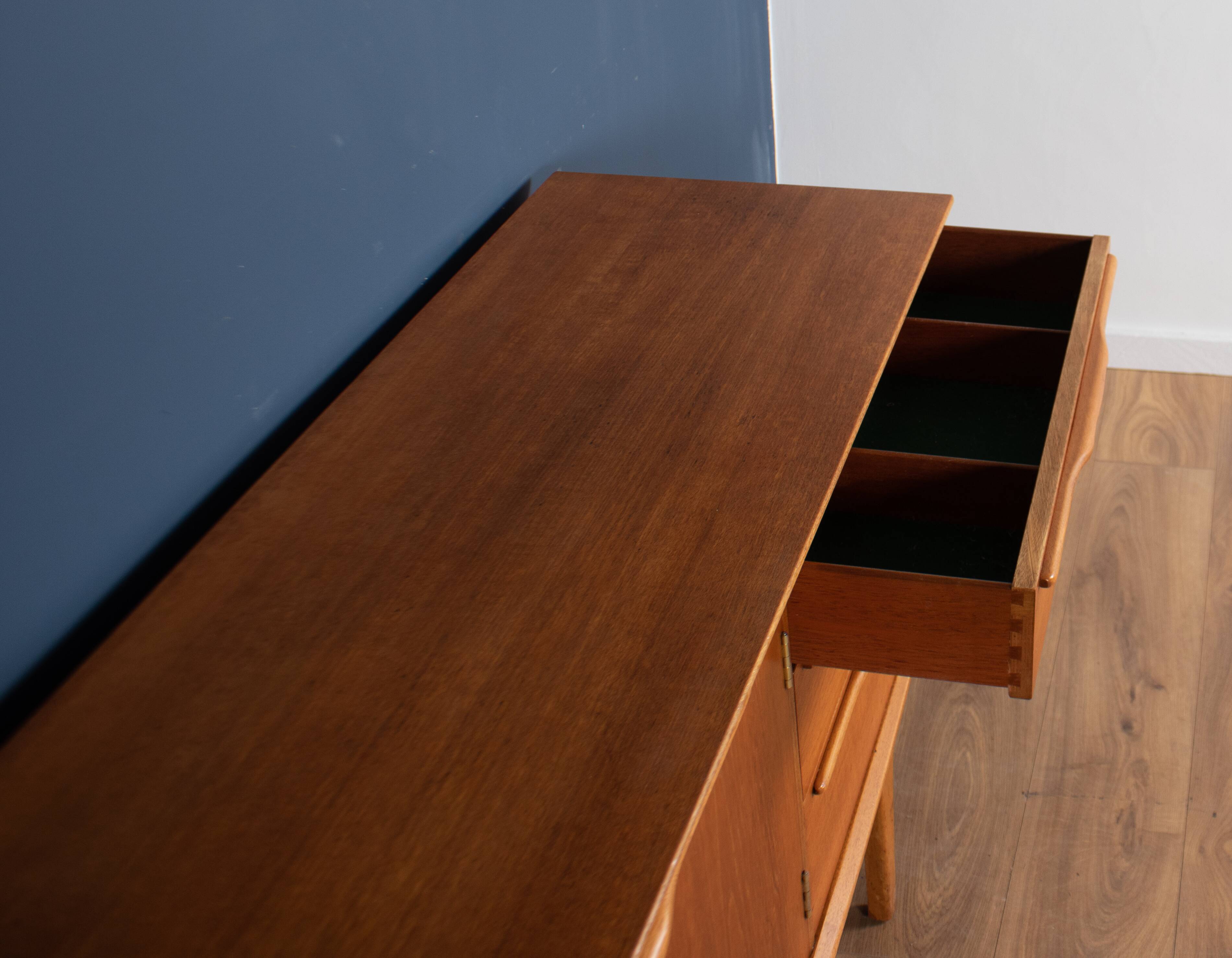 Retro teak 1960s short jentique classic mid century sideboard