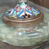 Vase mounted in lamp